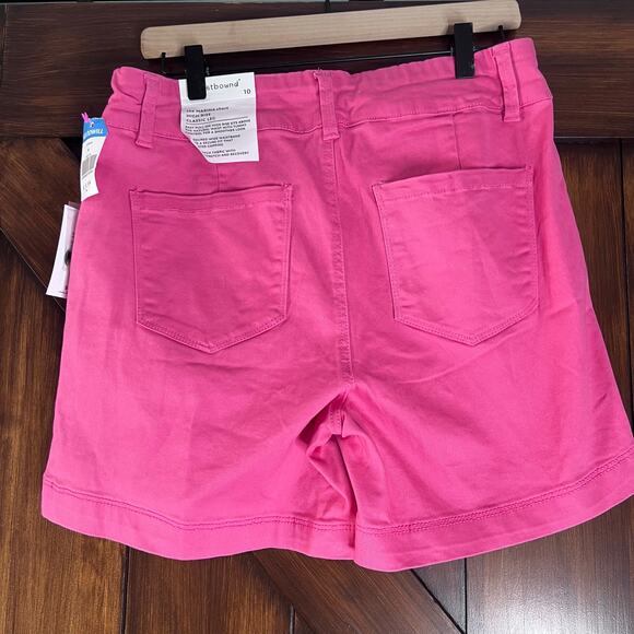 Westbound The High Rise Fit Marina Short Pink Women's 10 - Picture 4 of 14